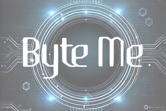 Byte Me Font - Featured Image
