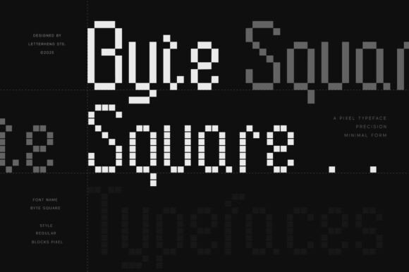 Byte Square Font - Featured Image