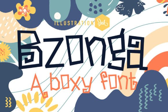 Bzonga Font - Featured Image