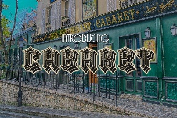 Cabaret Font - Featured Image