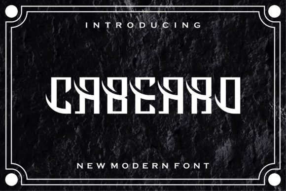 Cabearo Font - Featured Image