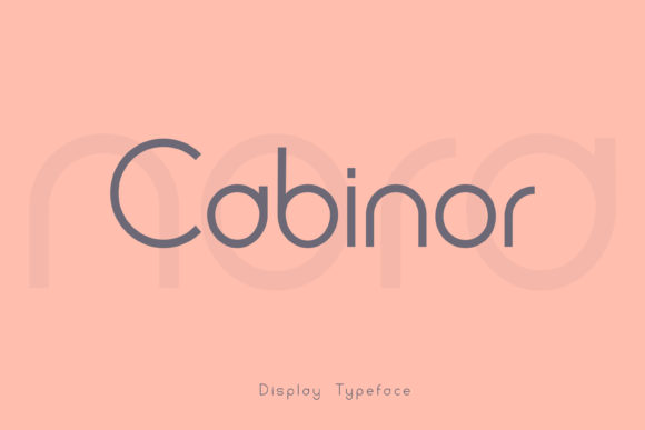 Cabinor Font - Featured Image