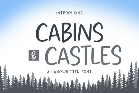 Cabins and Castles Font - Featured Image