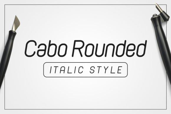 Cabo Rounded Italic Font - Featured Image