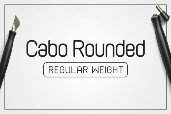 Cabo Rounded Regular Font - Featured Image