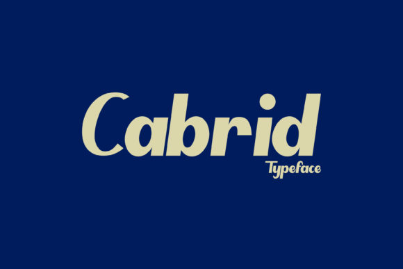 Cabrid Font - Featured Image