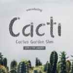 Cacti  Font - Featured Image