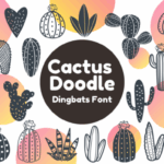 Cactus Doodle Font - Featured Image