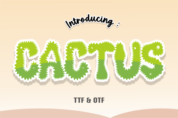 Cactus Font - Featured Image