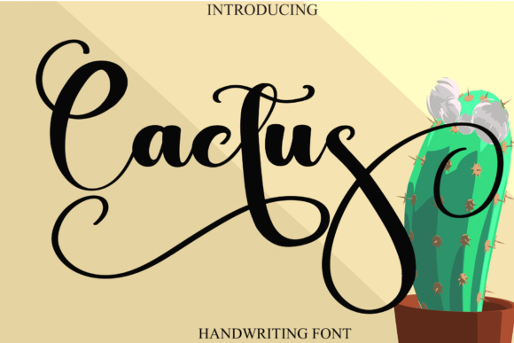 Cactus Font - Featured Image
