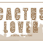 Cactus Lover Font - Featured Image