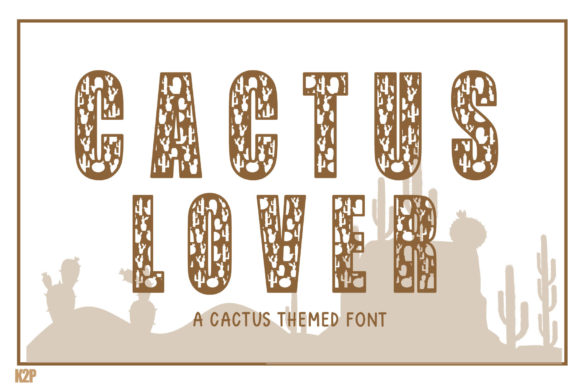 Cactus Lover Font - Featured Image