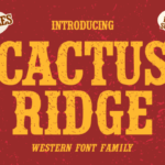 Cactus Ridge Font - Featured Image