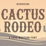 Cactus Rodeo Font - Featured Image