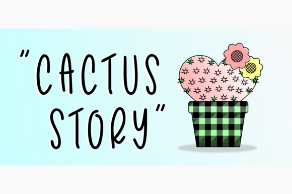 Cactus Story Font - Featured Image