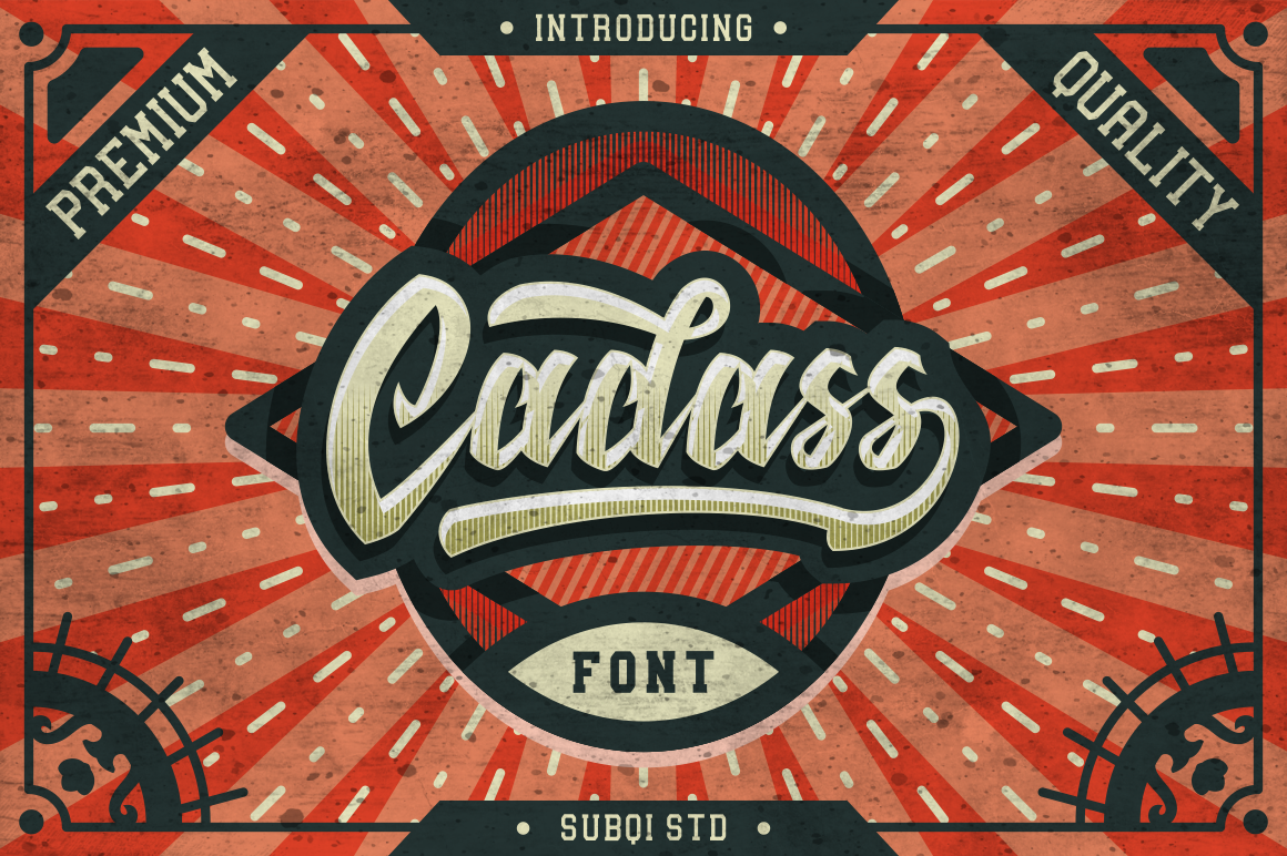 Cadass Font - Featured Image