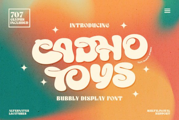 Cadho Toys Font - Featured Image