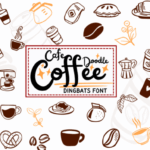 Cafe Coffee Doodle Font - Featured Image