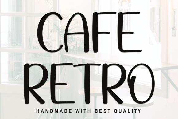 Cafe Retro Font - Featured Image
