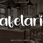 Cafetaria Font - Featured Image