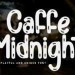 Caffe Midnight Font - Featured Image