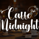 Caffe Midnight Font - Featured Image