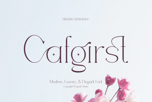 Cafgirst Font - Featured Image