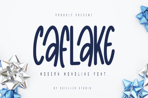 Caflake Font - Featured Image