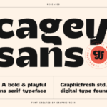 Cagey Font - Featured Image