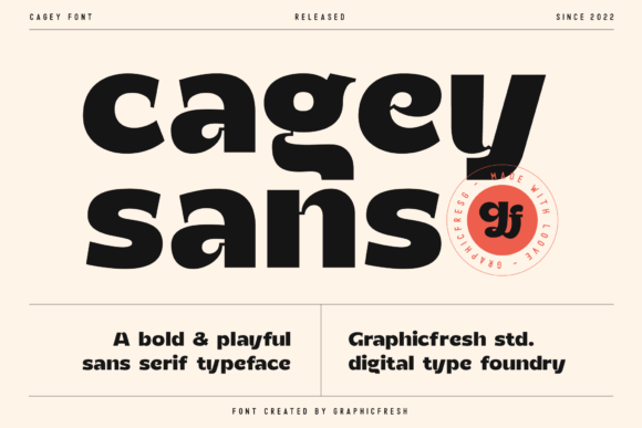 Cagey Font - Featured Image