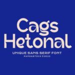 Cags Hetonal Font - Featured Image