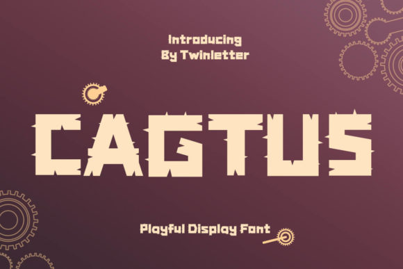 Cagtus Font - Featured Image
