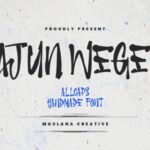 Cajun Wegen Font - Featured Image