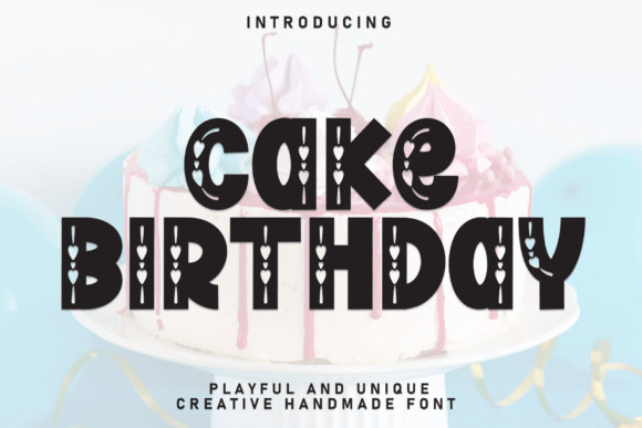 Cake Birthday Font - Featured Image