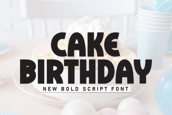 Cake Birthday Font - Featured Image