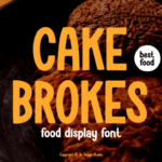Cake Brokes Font - Featured Image