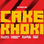 Cake Khoki Font - Featured Image
