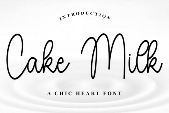 Cake Milk Font - Featured Image