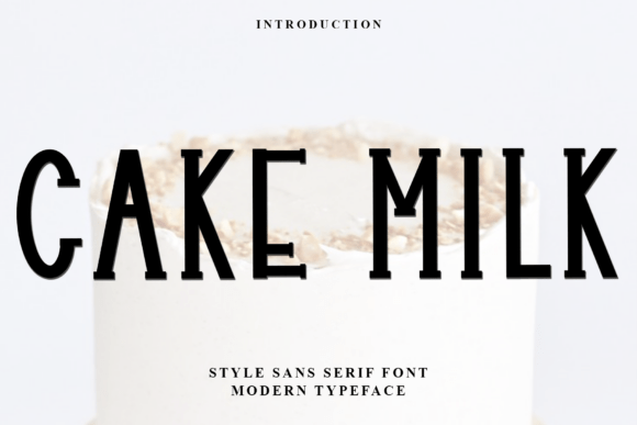 Cake Milk Font - Featured Image