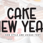 Cake New Year Font - Featured Image