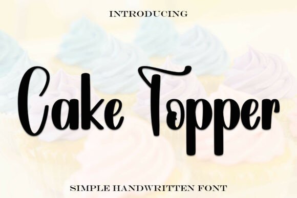 Cake Topper Font - Featured Image