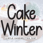 Cake Winter Font - Featured Image