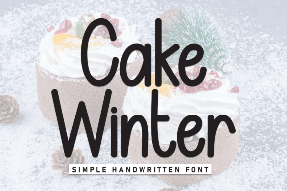 Cake Winter Font - Featured Image
