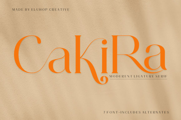 Cakira Font - Featured Image