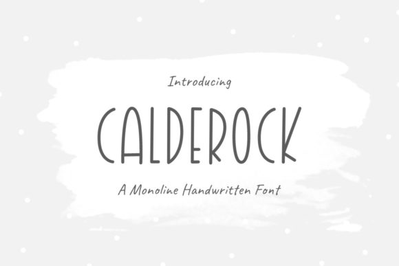 Calderock Font - Featured Image