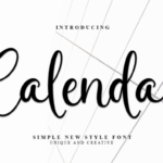 Calendar Font - Featured Image