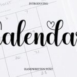 Calendar Font - Featured Image