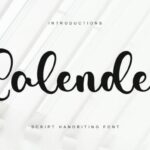 Calender Font - Featured Image