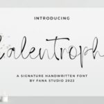 Calentrophe Font - Featured Image
