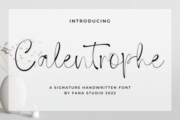 Calentrophe Font - Featured Image